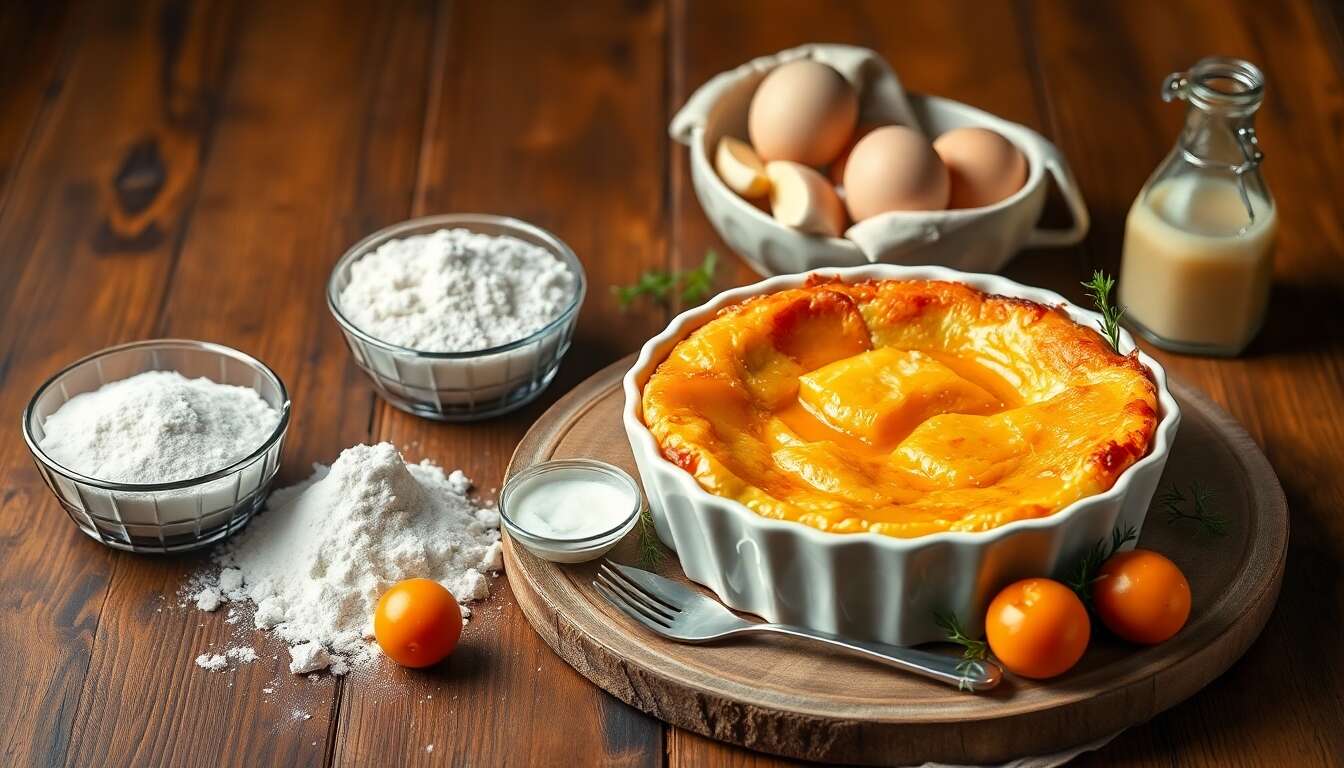 Recette Clafoutis aux Abricots Moelleux et Savoureux