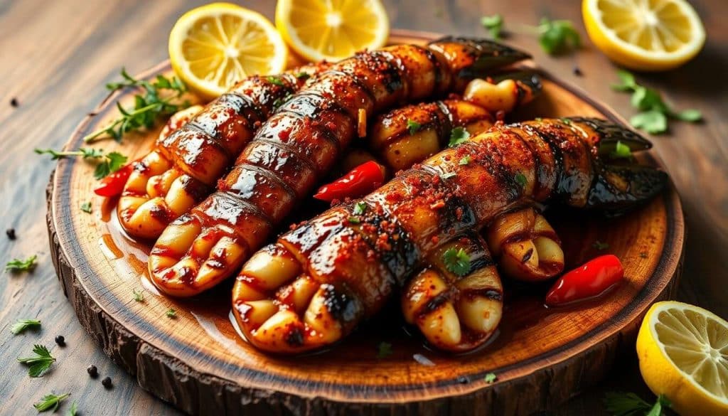 Seiche marinée aux épices grillée au barbecue : recette savoureuse et facile