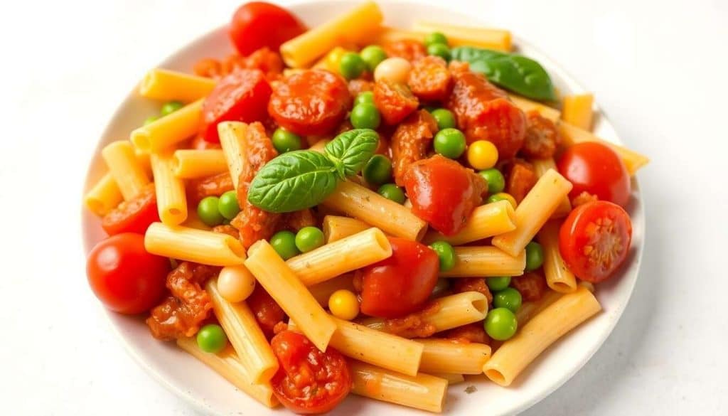 Mini penne en minestrone glacé : recette rafraîchissante