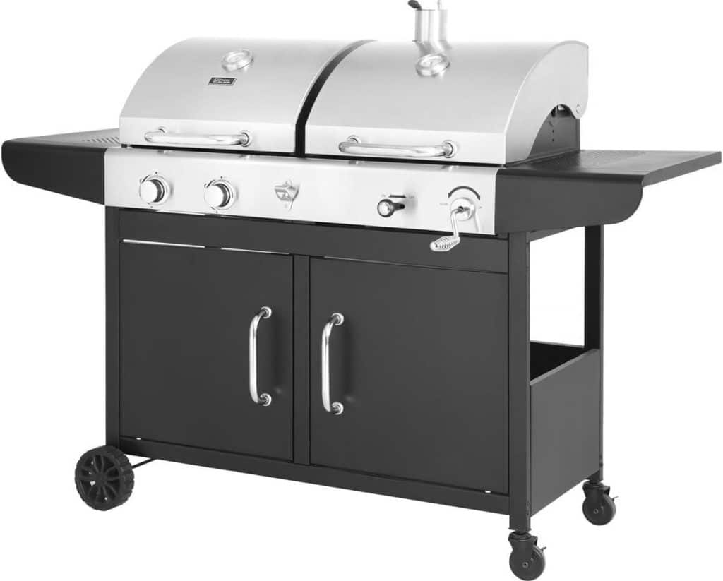 Test : barbecue gaz et charbon 2 en 1 Western - noir