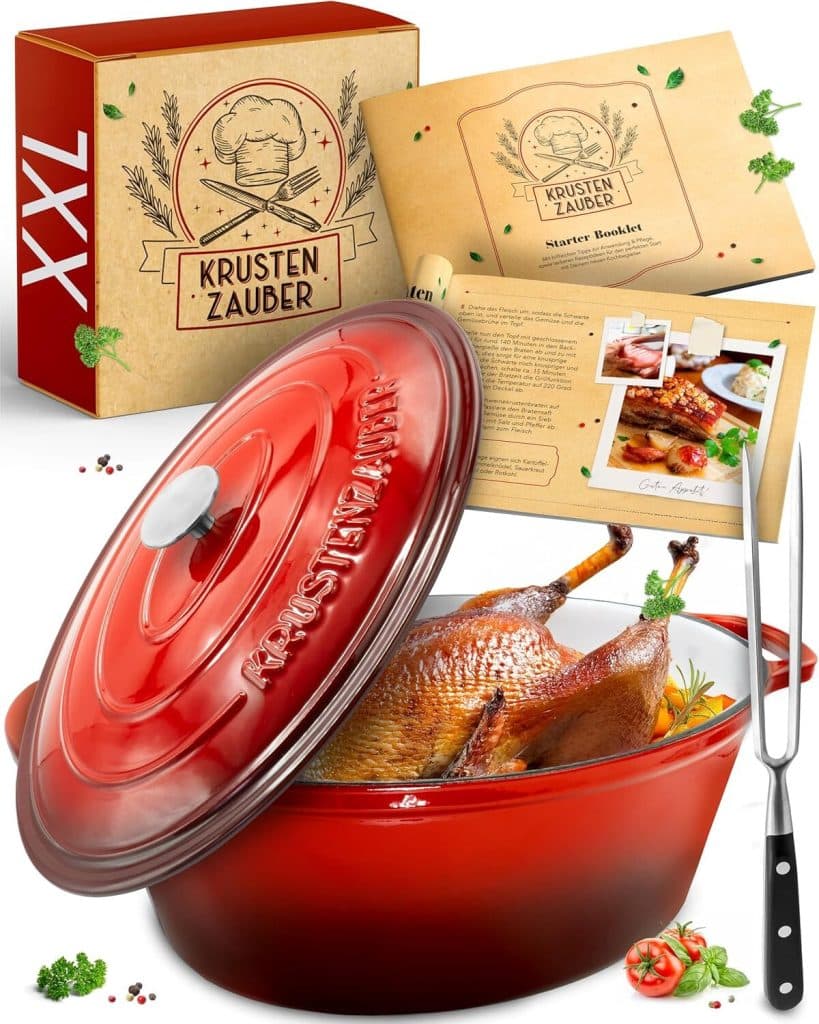 Test de la cocotte en fonte à induction Krustenzauber