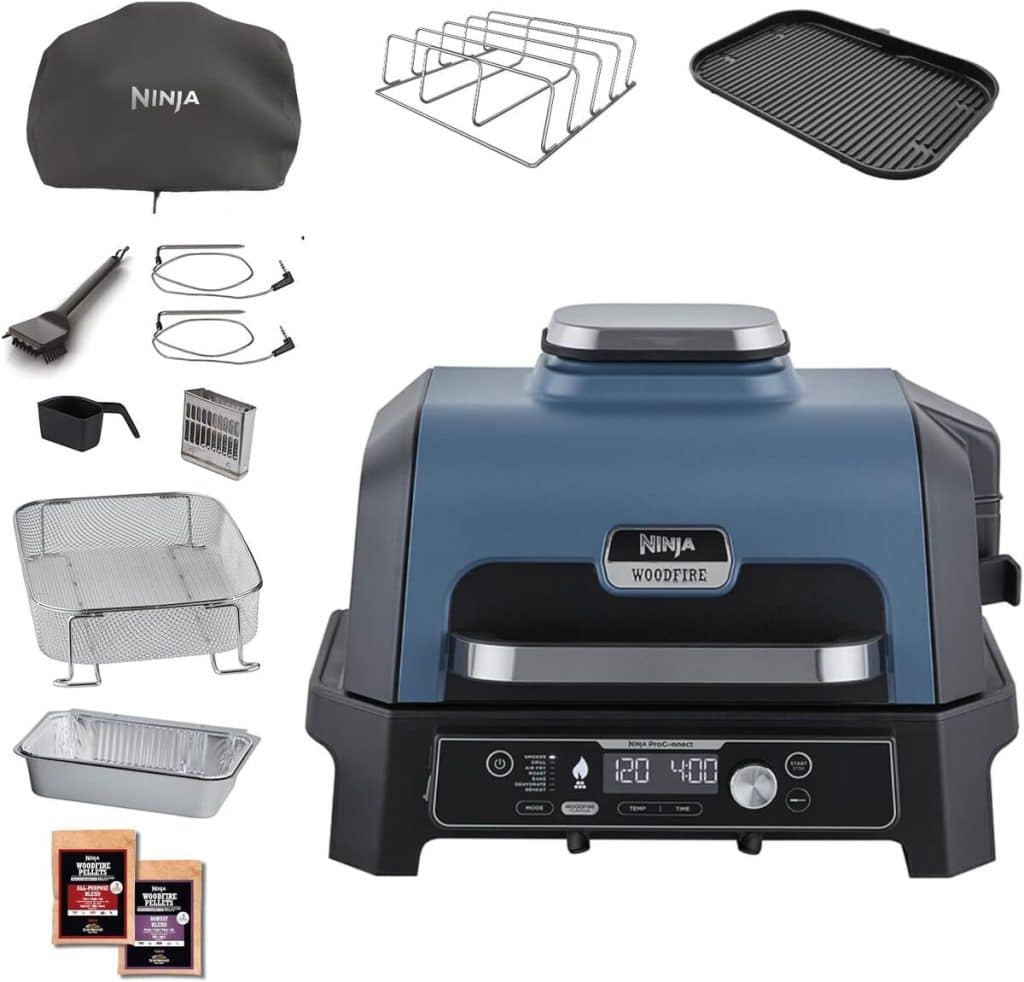 Test du barbecue électrique Ninja Woodfire Pro Connect XL : multi-fonctions 7-en-1
