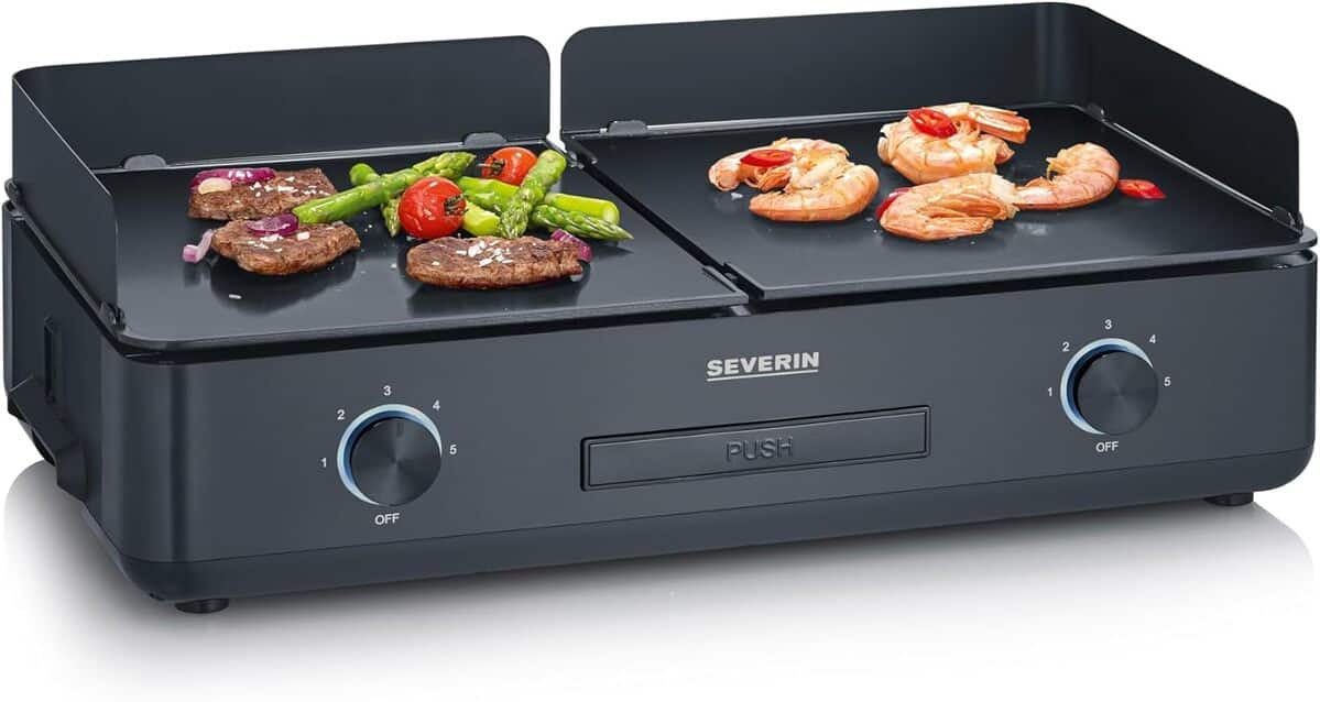 Test : gril électrique Severin PG 8569, performance et cuisson céramique