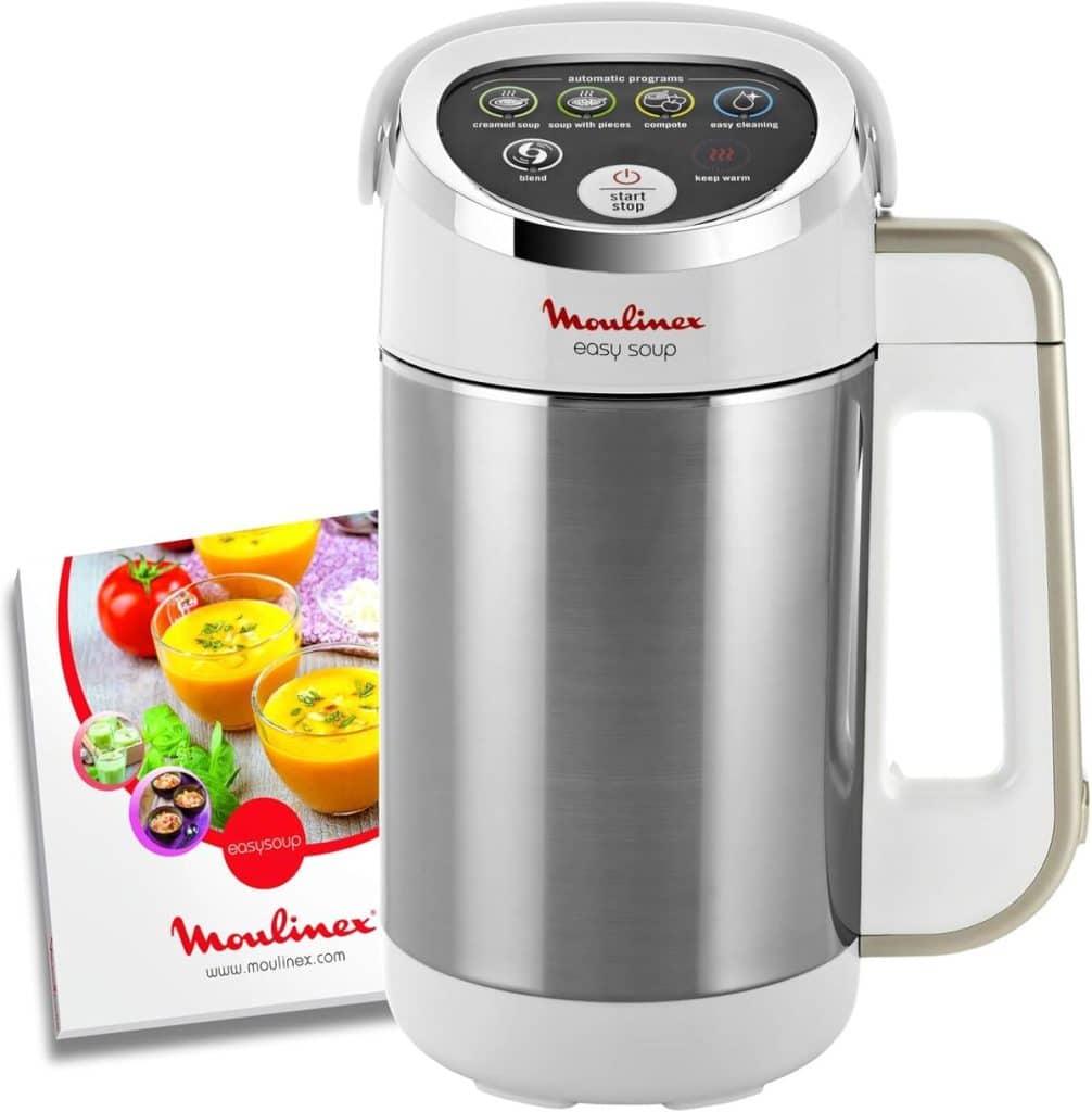 Test Moulinex Easy Soup LM841110 : blender chauffant 1000 W et 5 programmes automatiques