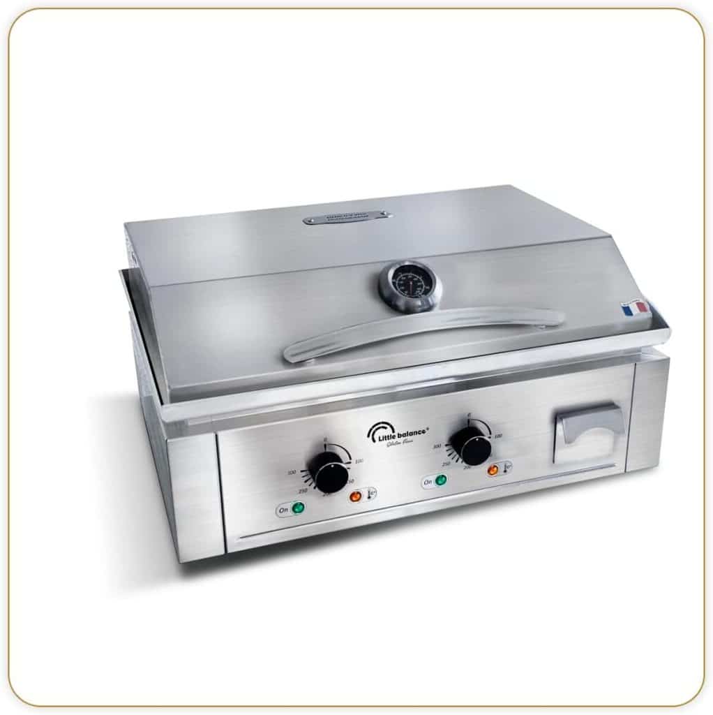 Test : plancha professionnelle Little Balance 8473 Aquitaine Pro Plus, 3500 W, tout inox