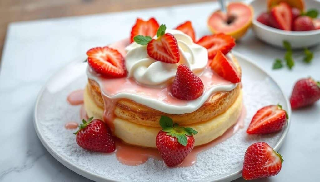 Vacherin glacé fraise-pêche : recette gourmande