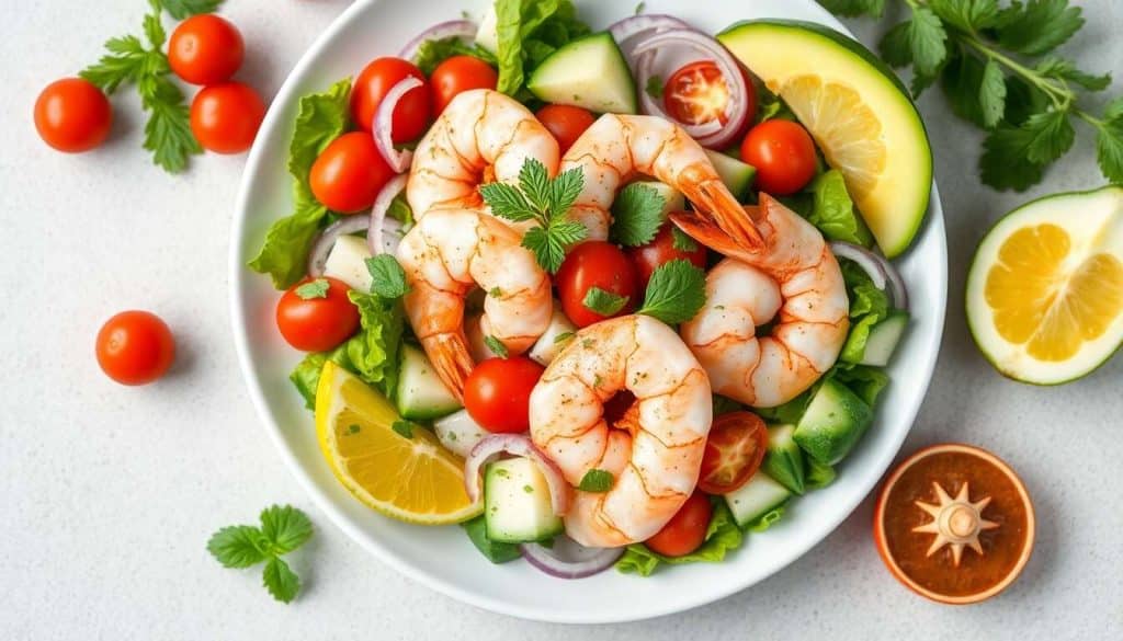 Salade fraîcheur de gambas au sumac : recette estivale raffinée