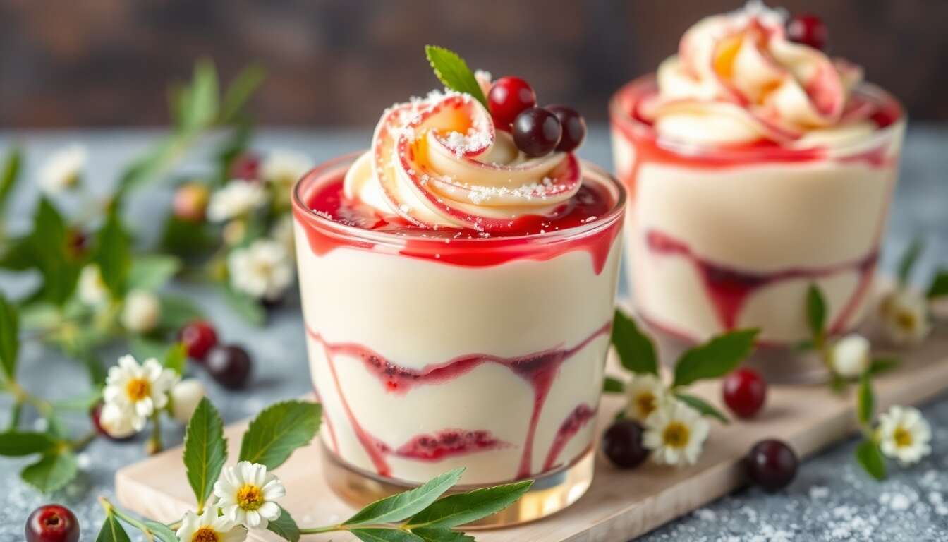 Parfait glacé à la myrthe : recette facile et gourmande
