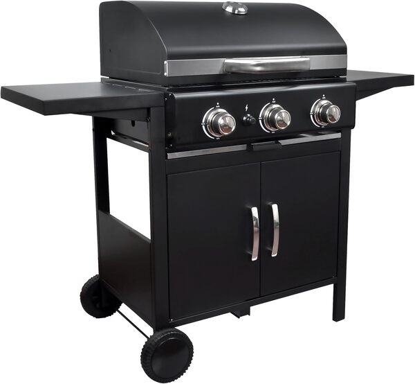 Black X3 Barbecue à gaz 3 feux 127 x 58 x 103 cm