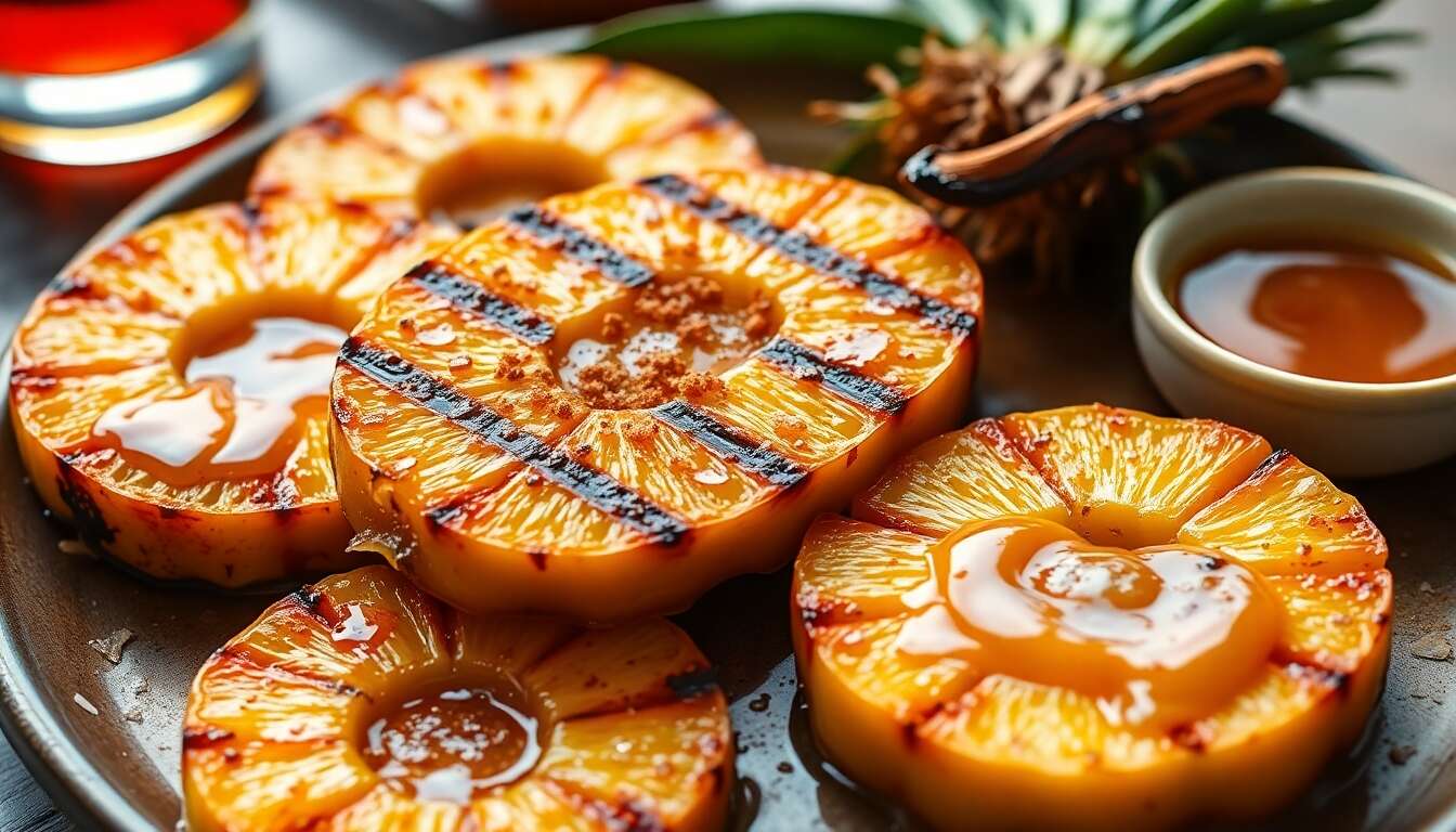 Ananas au Miel au Barbecue : recette Gourmande