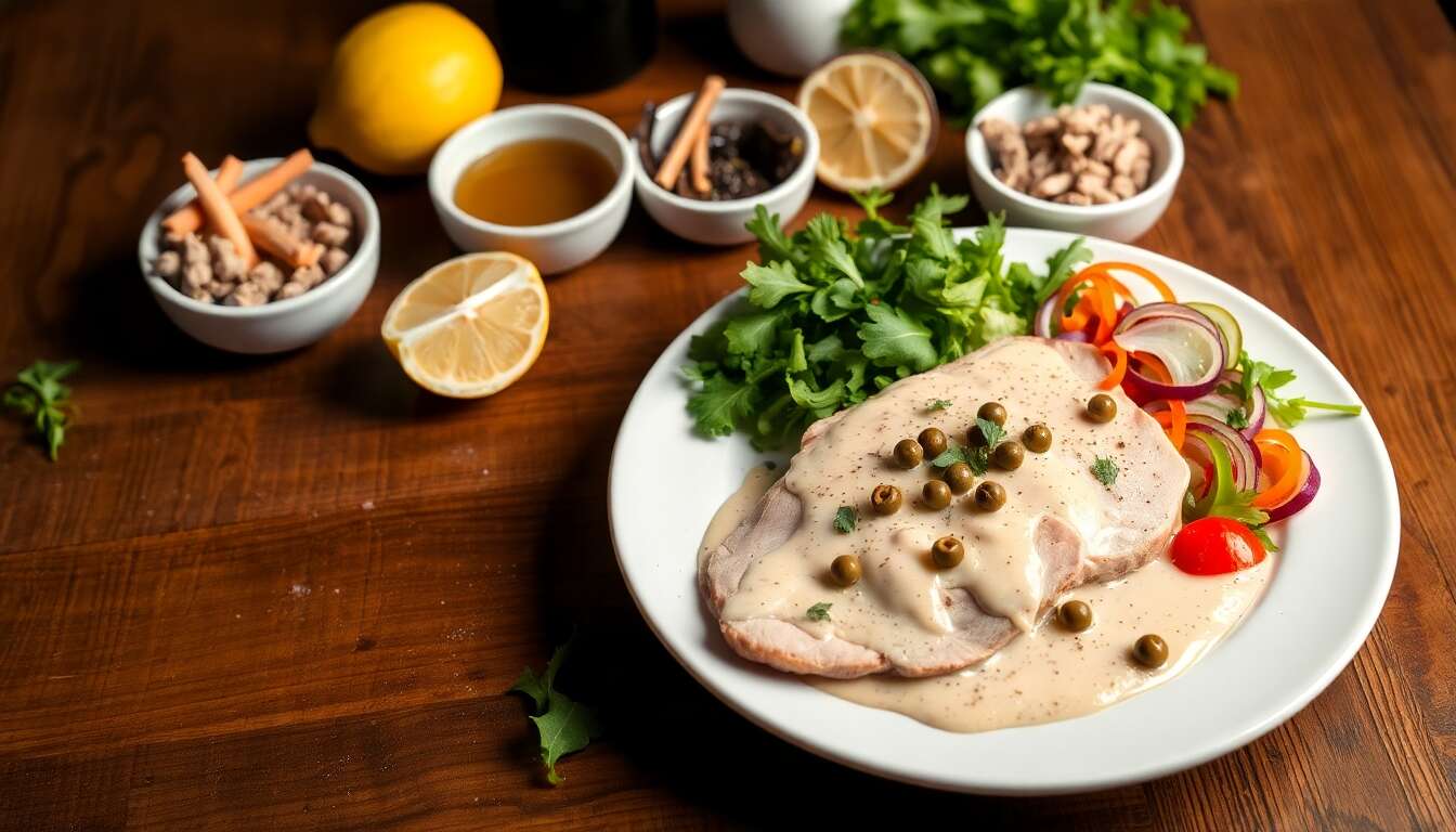 Vitello Tonnato et Salade de Saison : recette Gourmande