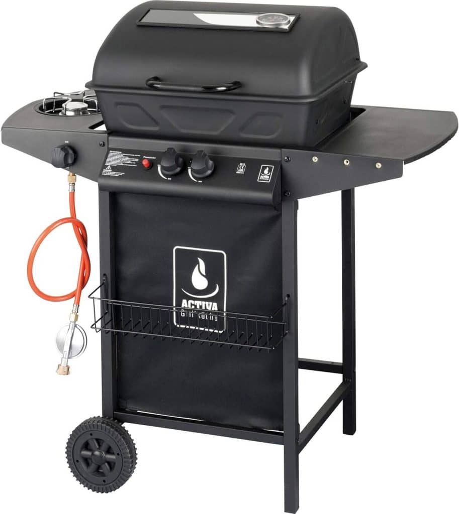 Test du barbecue à gaz Activa avec couvercle