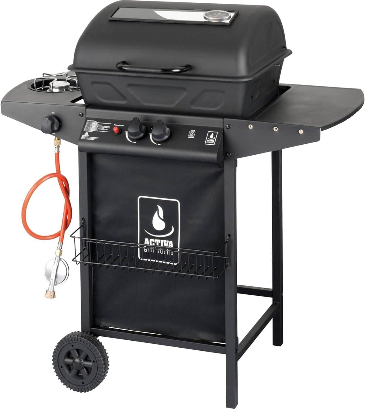 Test du barbecue à gaz Activa avec couvercle