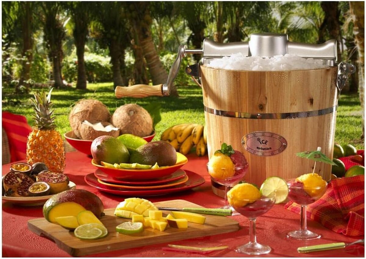 Test sorbetière GIVRETO en bois 3, 5 L