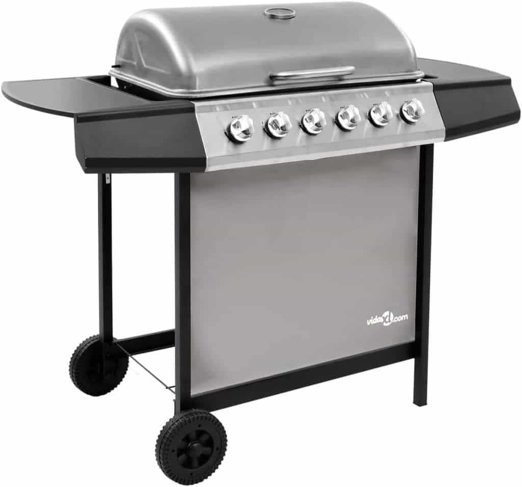Test vidaXL barbecue gril à gaz 6 brûleurs : puissance et design extérieur