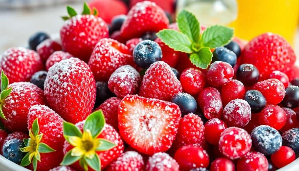 Salade de fruits rouges au jus de fraise : recette rafraîchissante