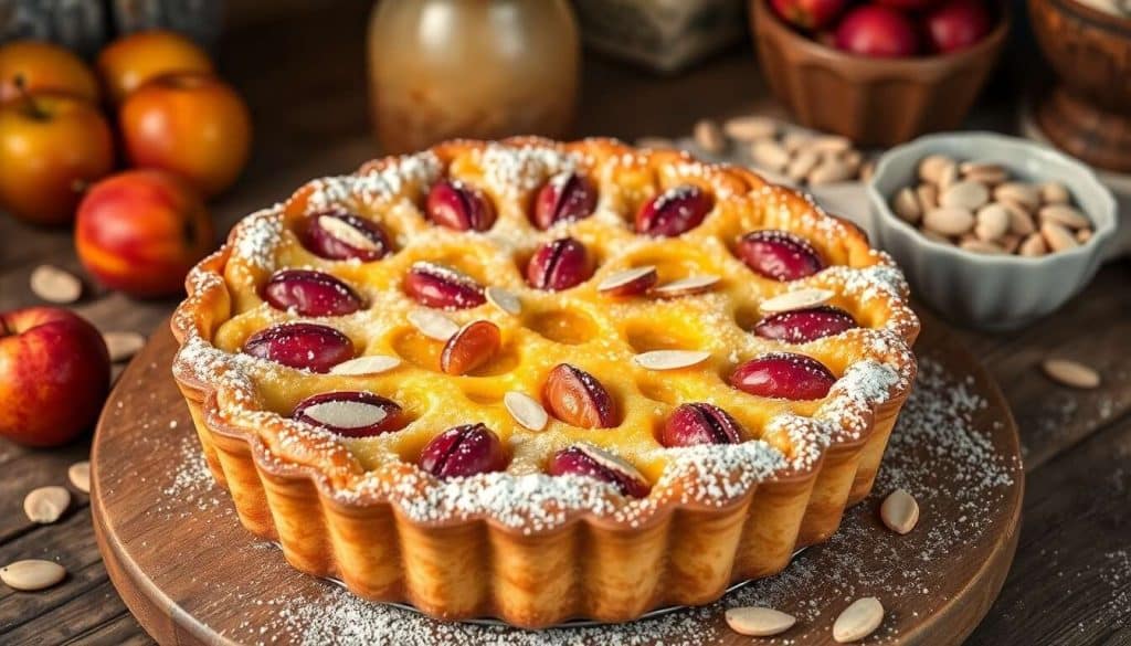 Clafoutis Mirabelles-Amandes : recette Savoureuse