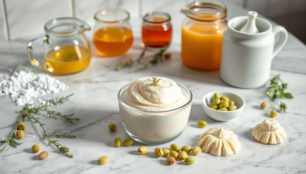 Parfait glacé verveine pistaches : recette facile et croustillante