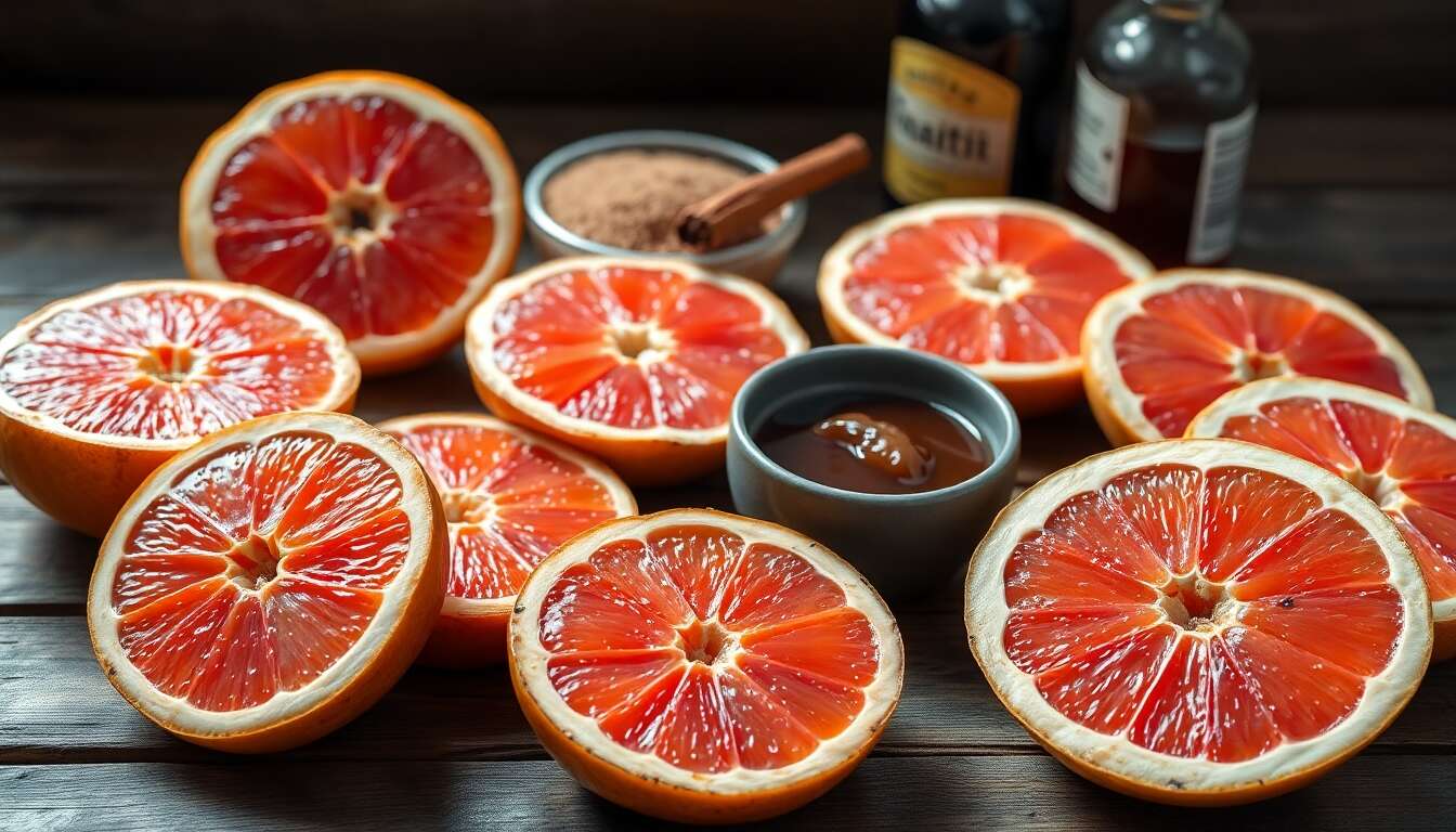 Demi-Pamplemousse Grillé au Barbecue : recette Savoureuse