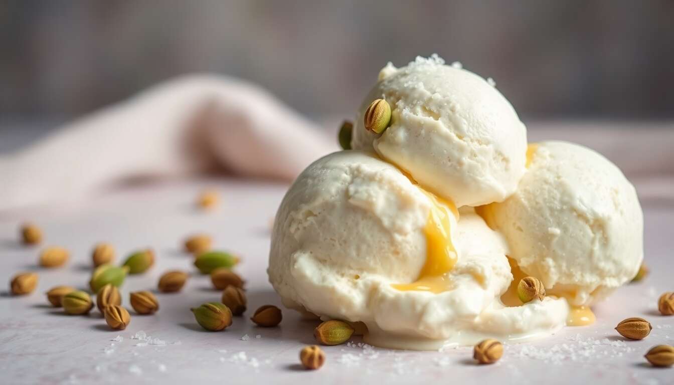 Recette de glace à la cardamome maison