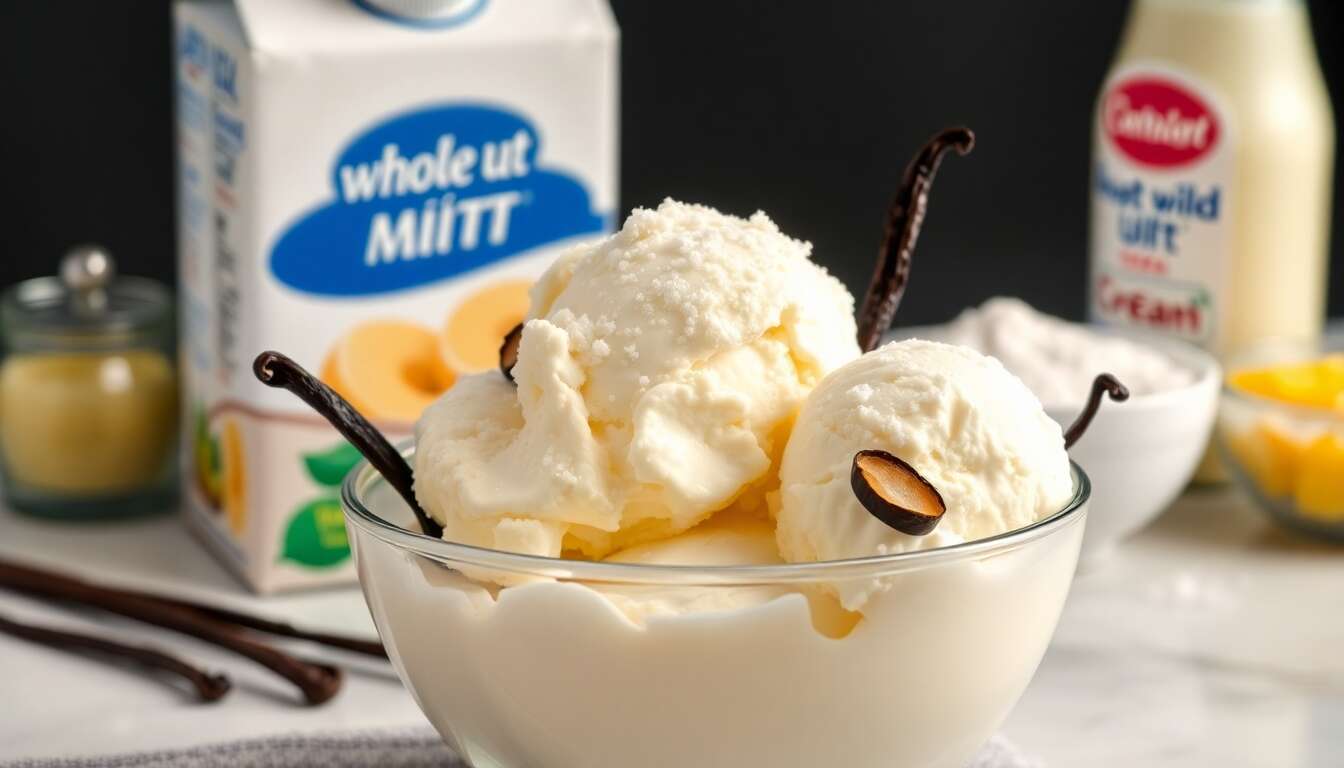 Glace vanille maison : recette facile et rapide