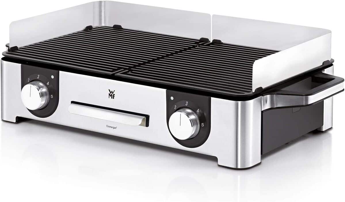 Test du WMF Lono 2400W : maître-grill inox pour des grillades parfaites
