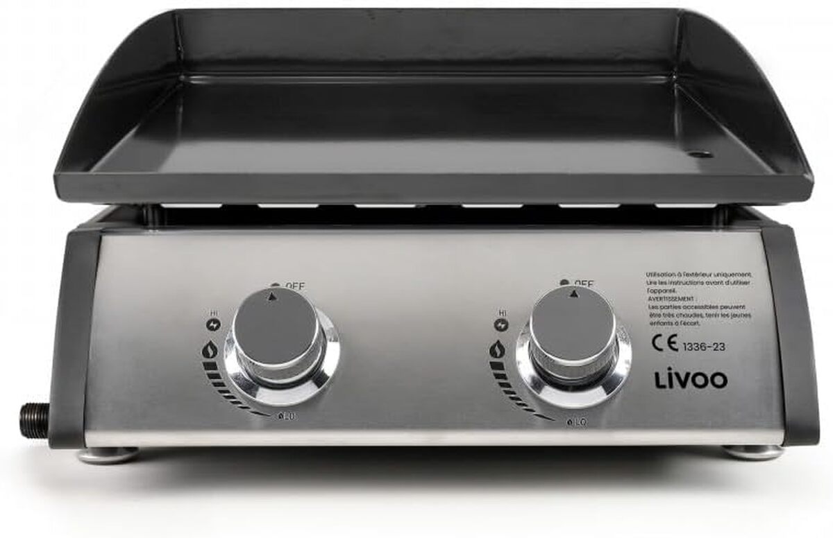 Test Livoo : plancha gaz DOC296, 5 kW en inox