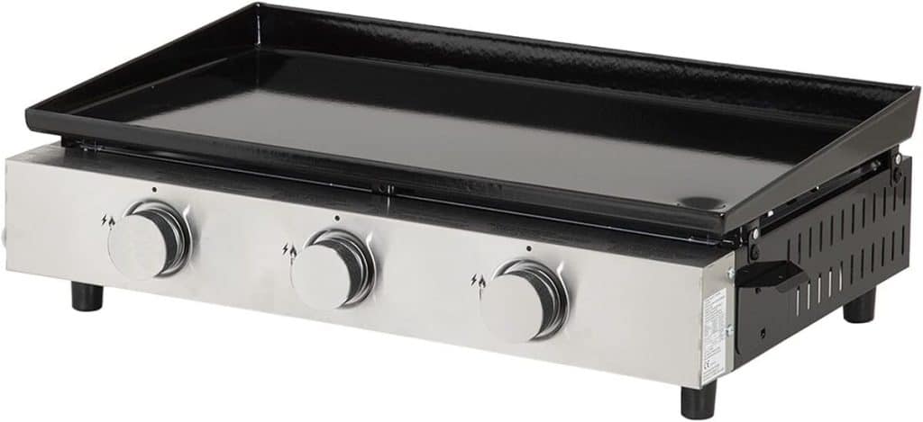 Test : plancha gaz Mérida Happy Garden, 3 brûleurs 6 kW