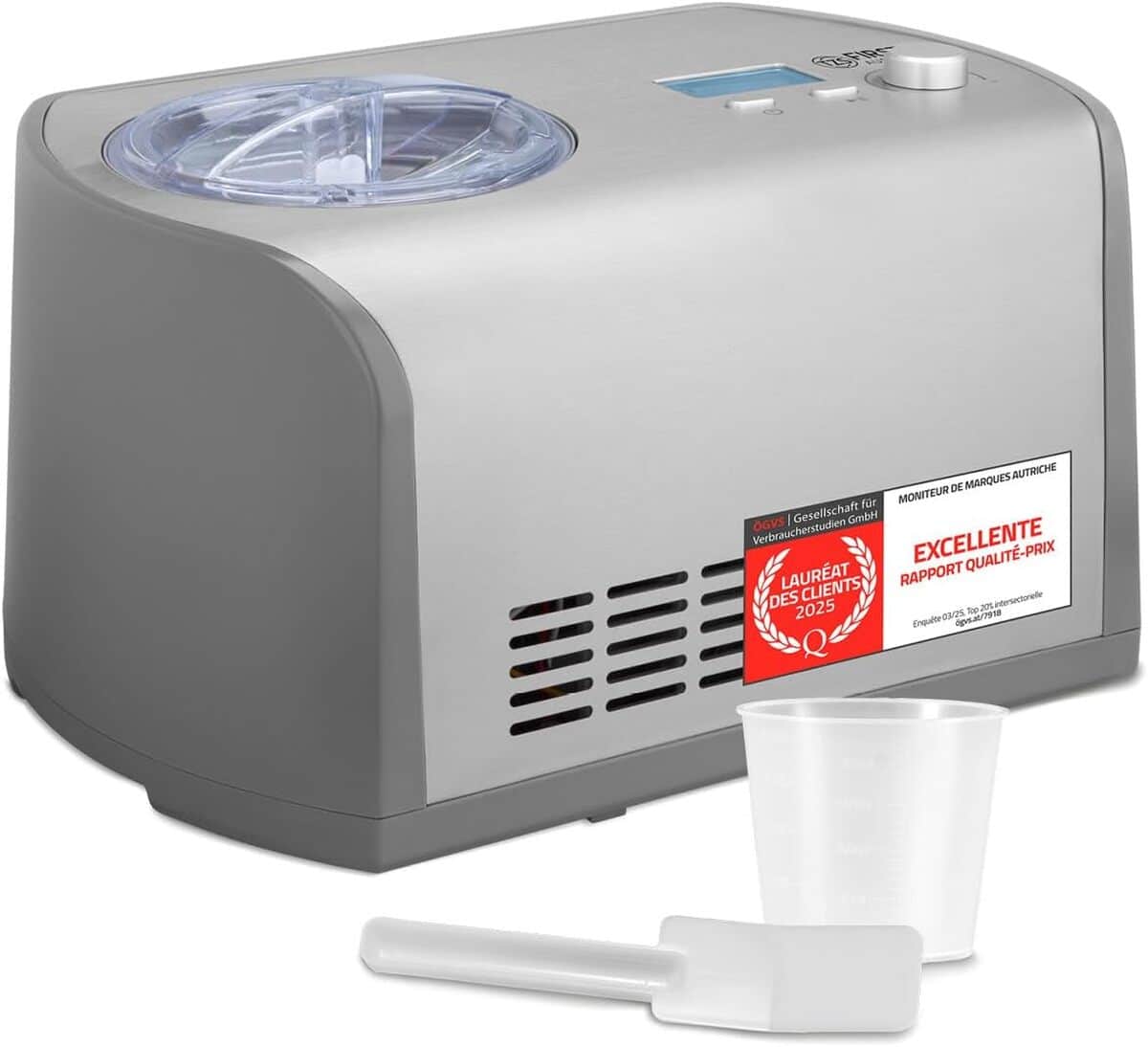 Test : sorbetière TZS First Austria 135W, l'experte en glaces maison