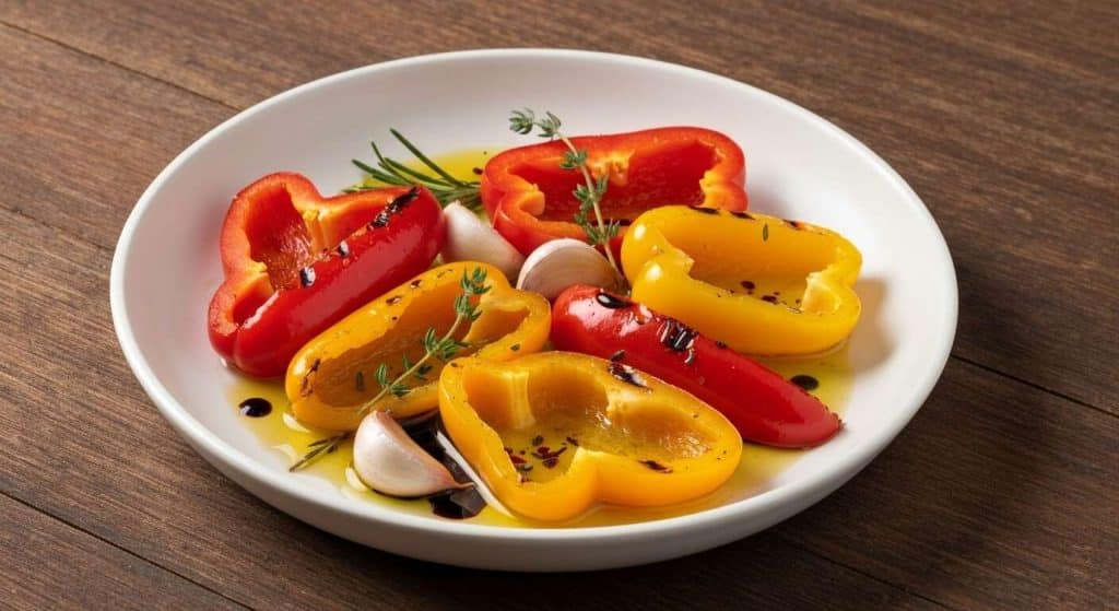 Poivrons confits au barbecue : recette simple et savoureuse