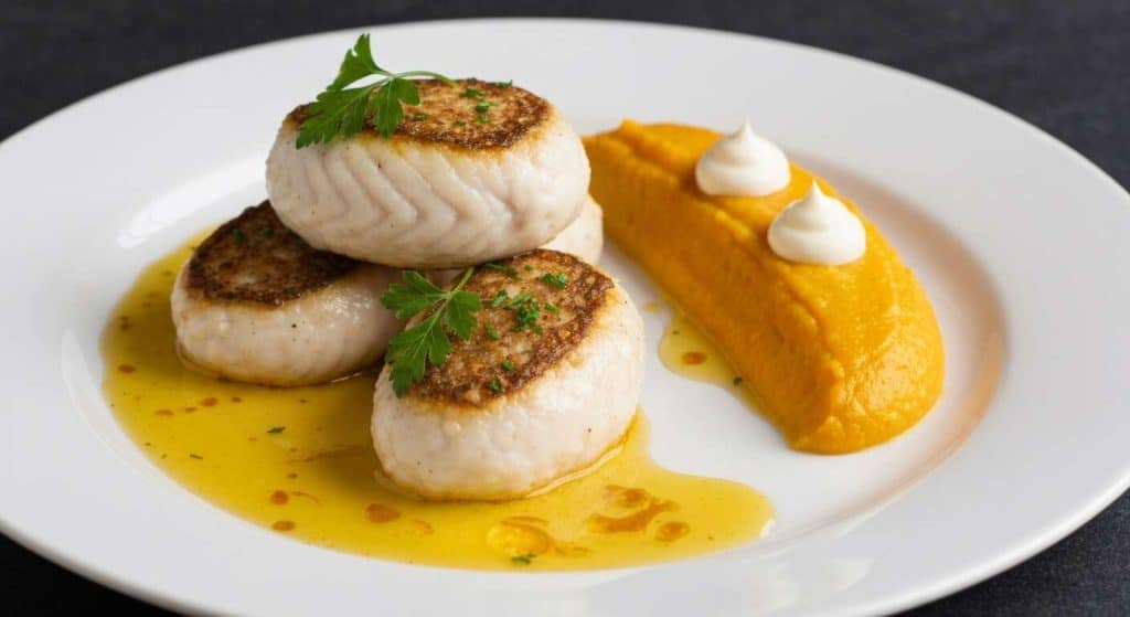 Quenelles de poisson à la mousseline de potiron : recette savoureuse