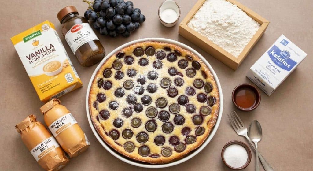 Recette Clafoutis aux Raisins Noirs : délice Fruité Facile à Réaliser