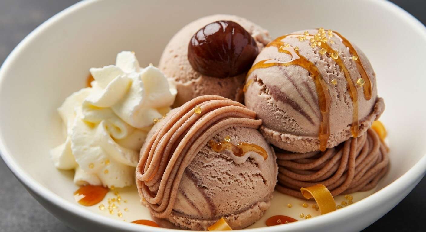 Recette de glace à la châtaigne maison