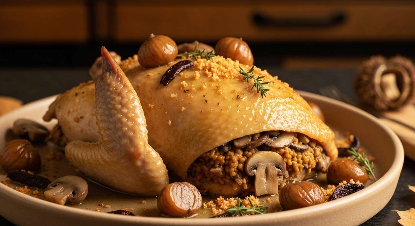 Suprême de poulet farci : recette automnale gourmande