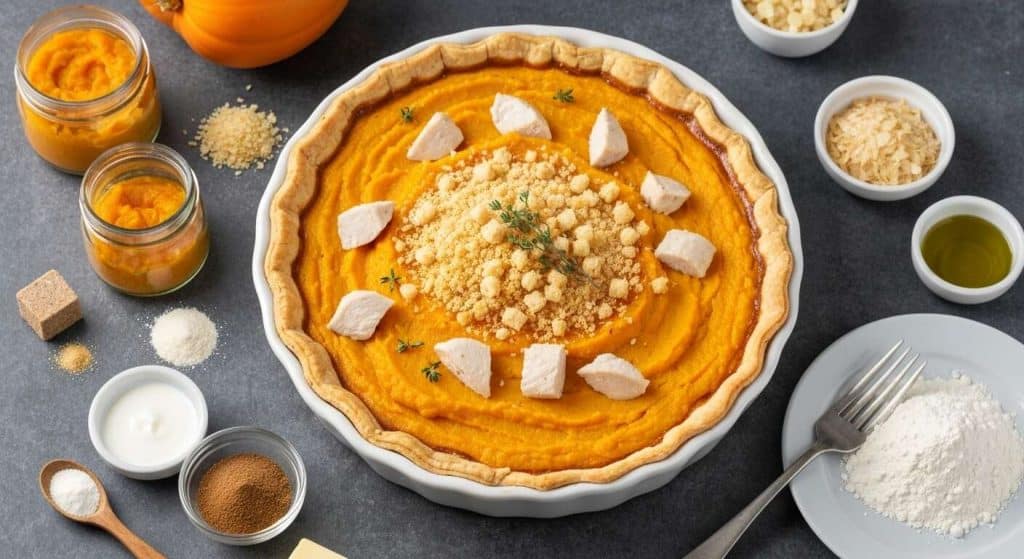 Crumble de poulet au potiron : une recette automnale délicieuse