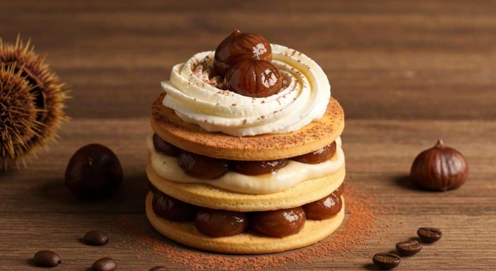 Délice de marron glacé et biscuit au café : découvrez la recette gourmande