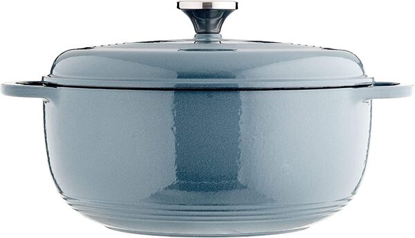Lodge Faitout en fonte émaillée Bleu tempête 7,5 l