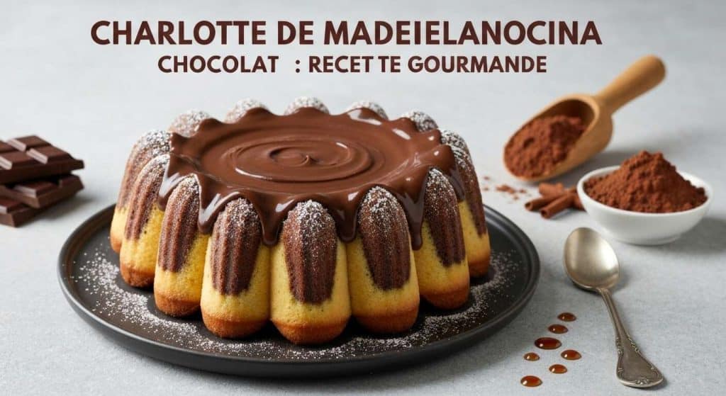 Charlotte de Madeleines au Chocolat : recette Gourmande