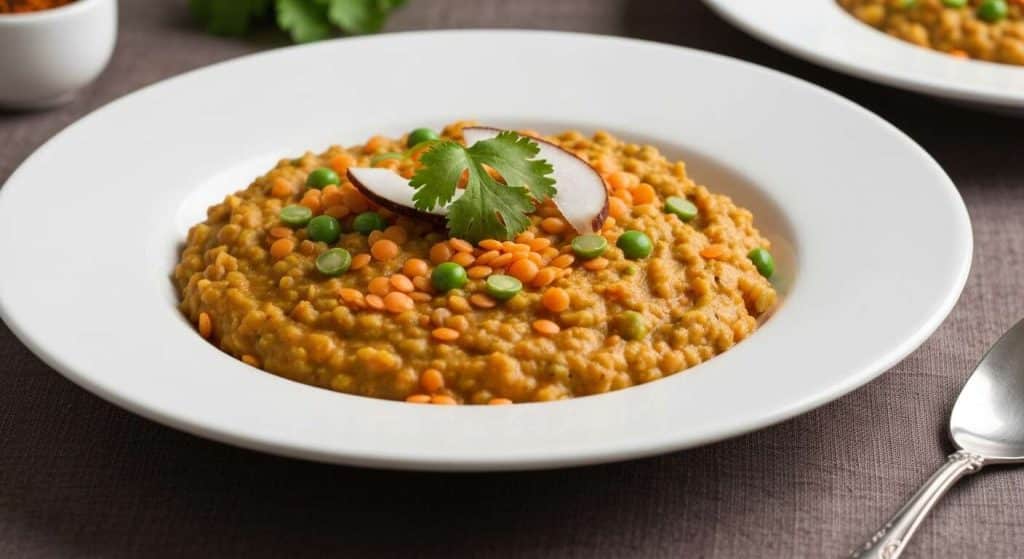 Dhal de lentilles corail et pois cassés : recette délicieuse et saine