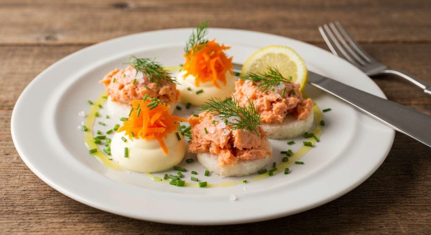Rillettes de saumon : recette savoureuse à la ciboulette et aux carottes