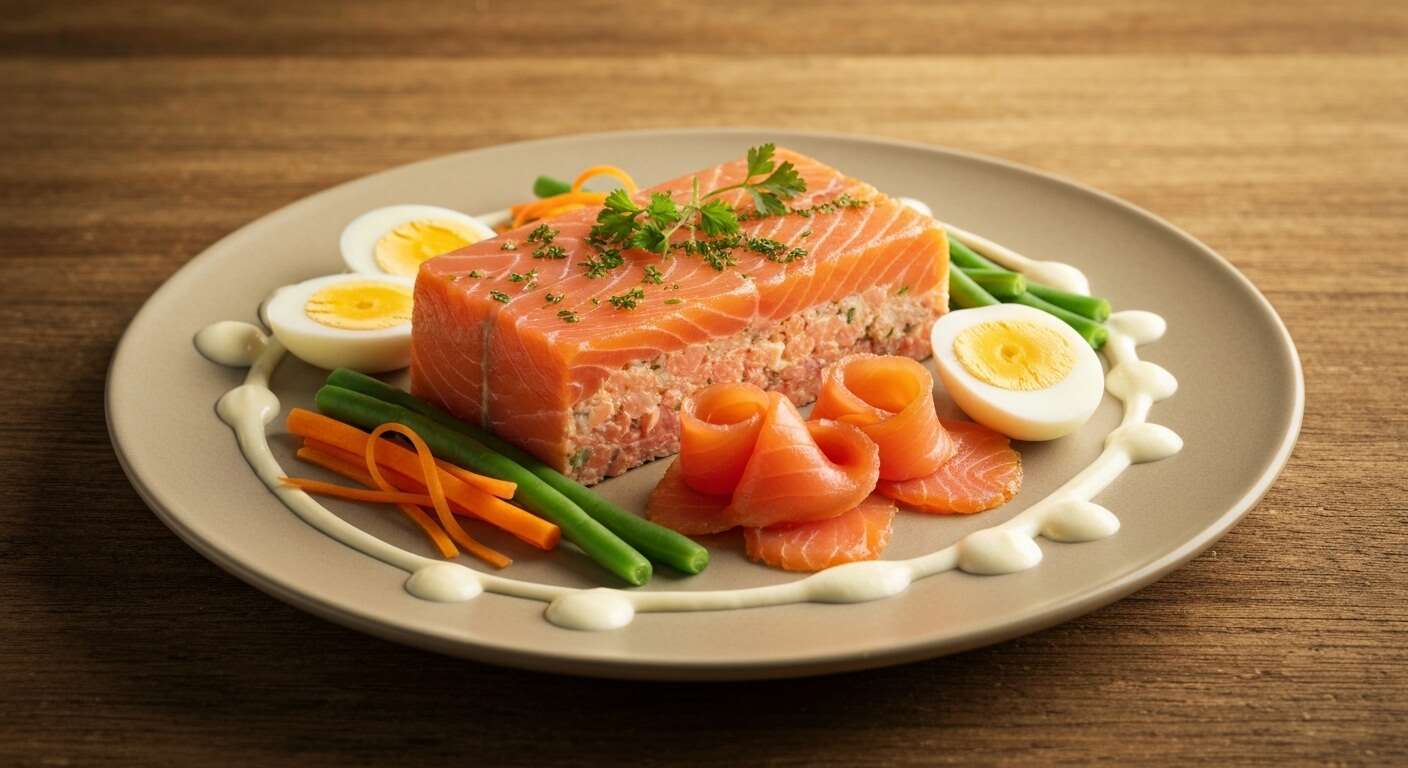 Terrine de saumon aux petits légumes : la recette gourmet