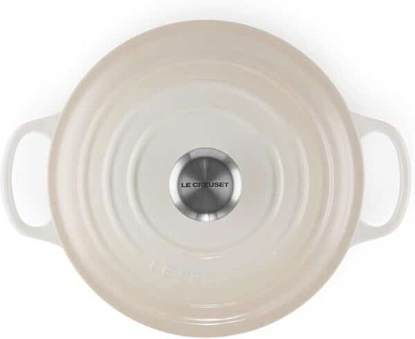 Le Creuset Sauteuse en fonte émaillée Signature - 3,5 l - Meringue