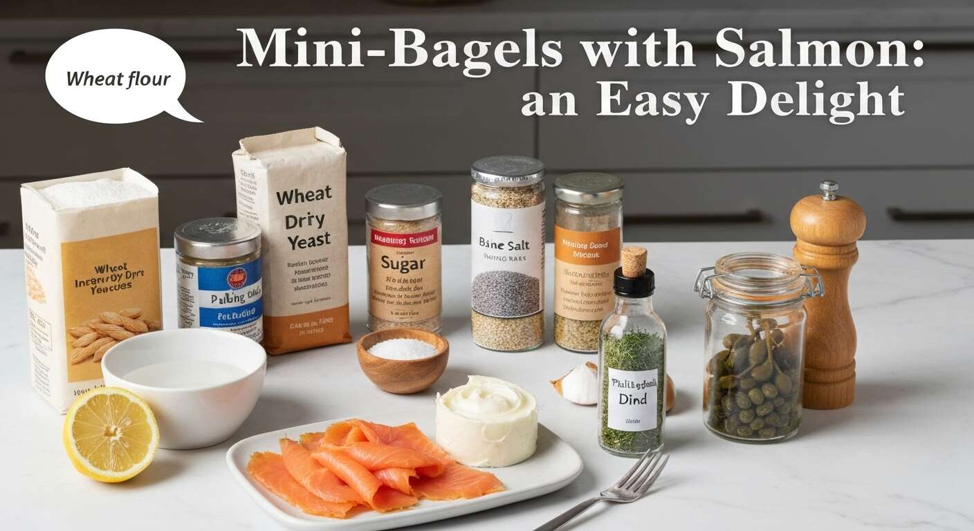 Recette de mini-bagels au saumon : un délice facile à réaliser