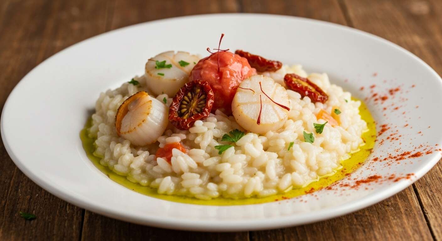 Recette de risotto aux poissons et crustacés savoureux