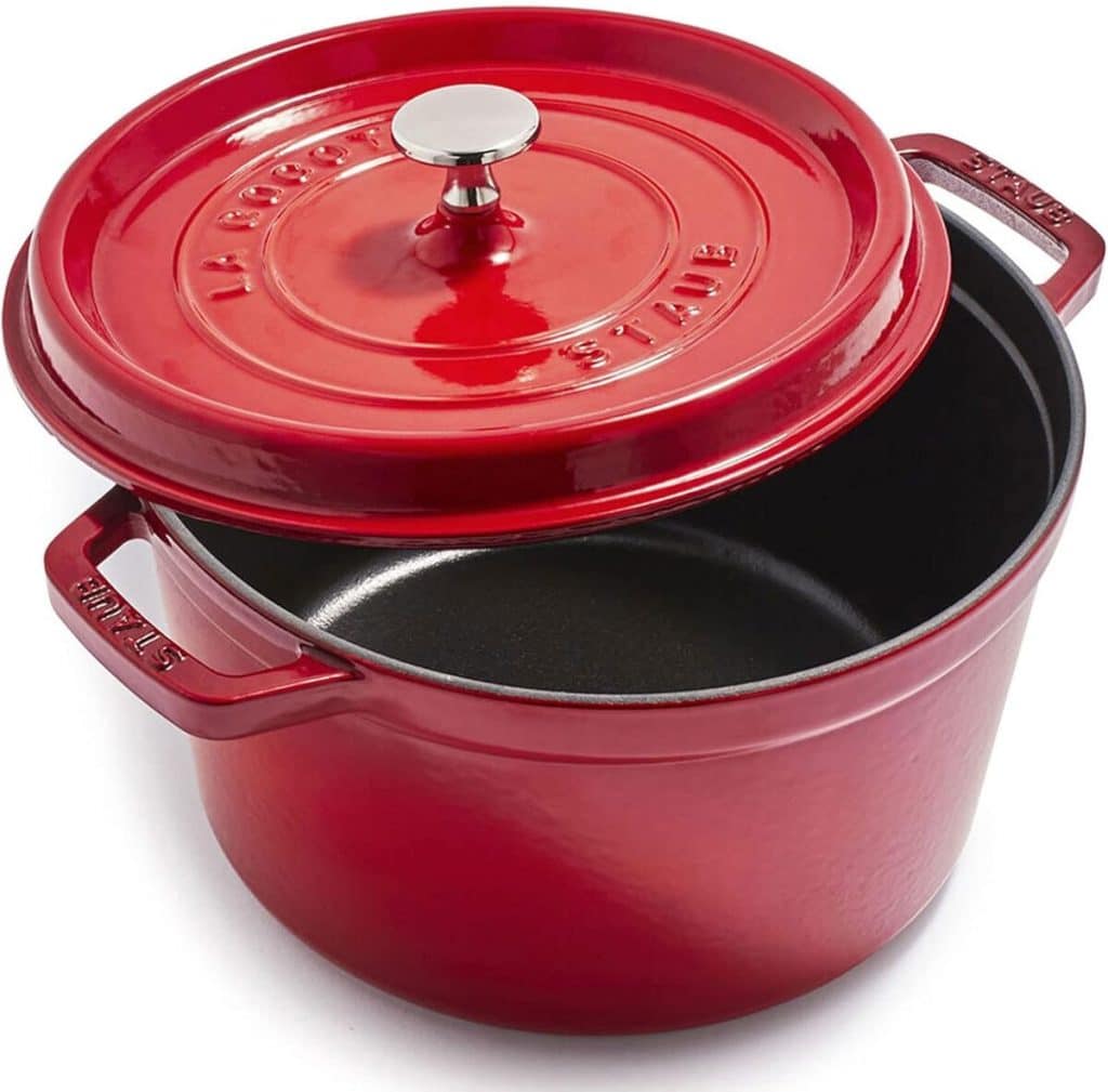 Test : cocotte haute Staub en fonte 5L, fabriquée en France, cerise