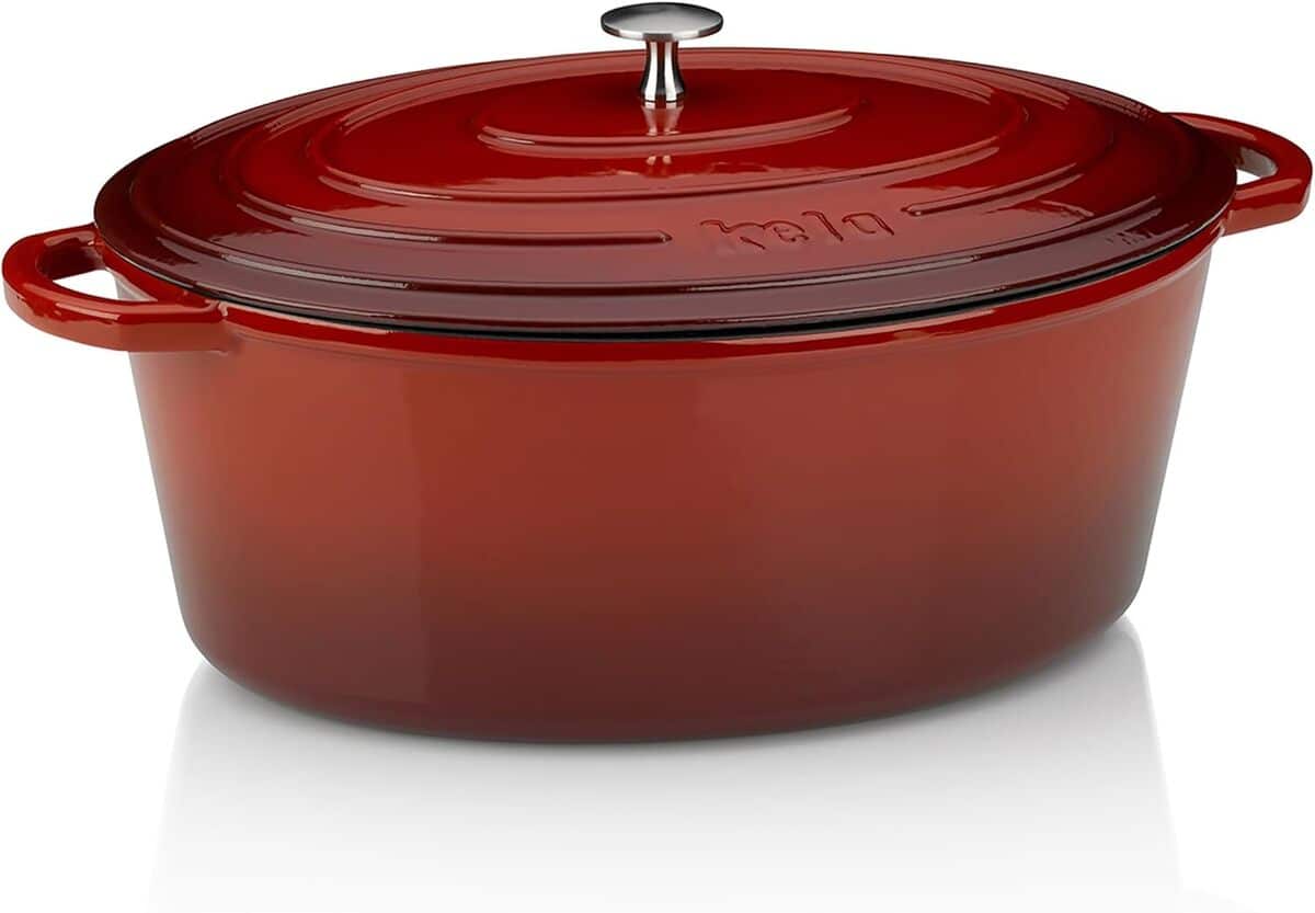 Test de la cocotte en fonte Kela Calido 9, 3 litres