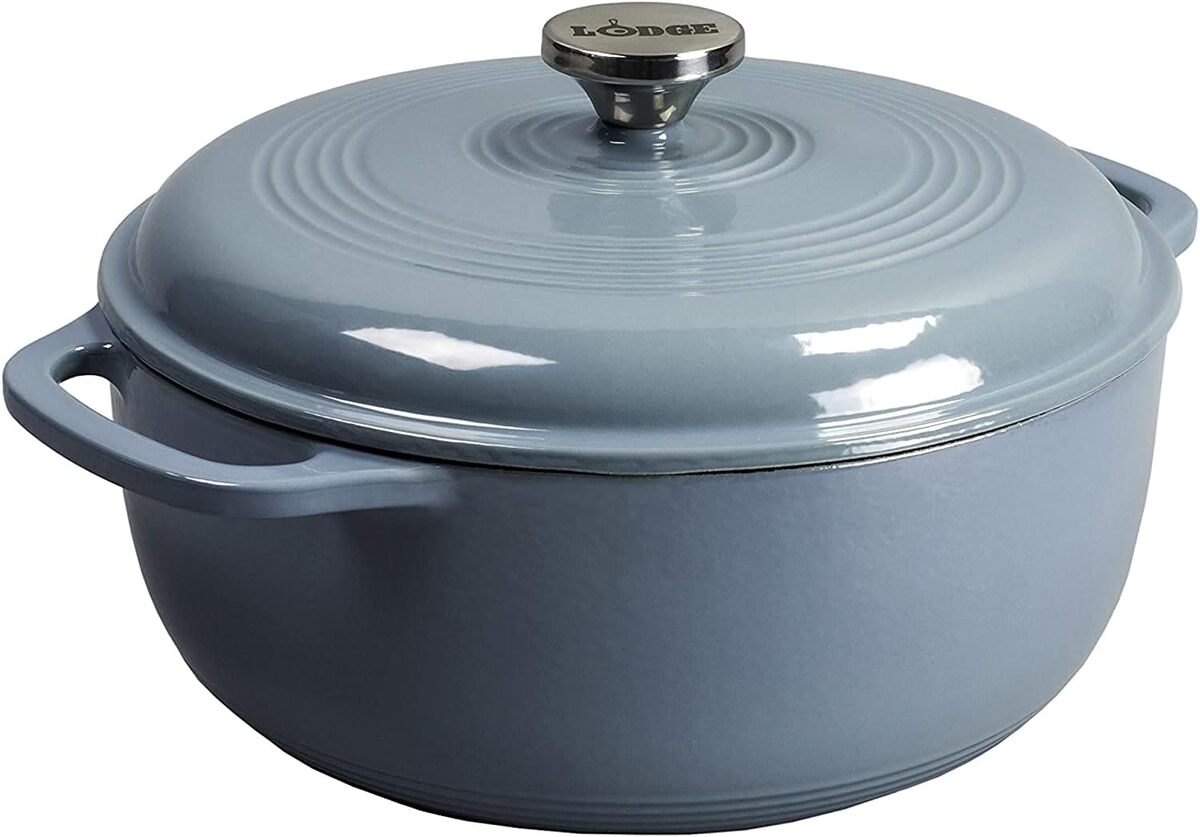 Test du faitout Lodge en fonte émaillée 7, 5 l