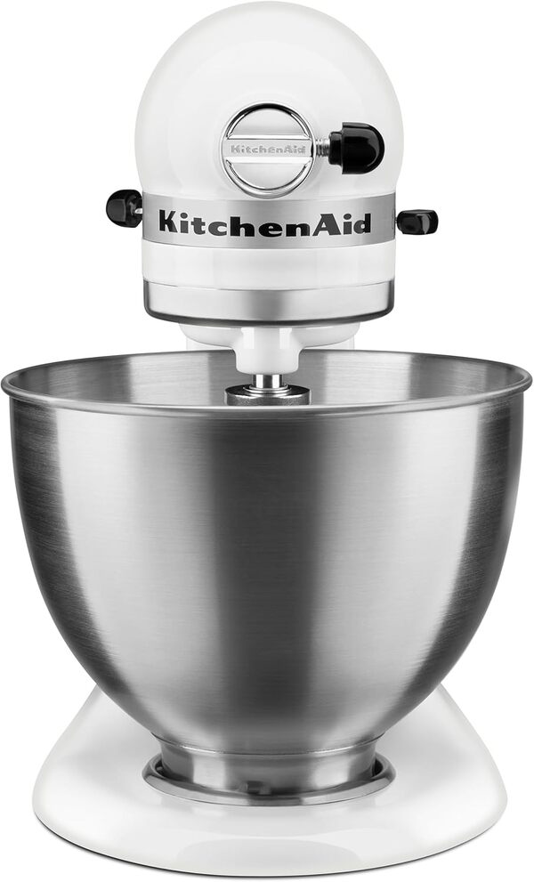 KitchenAid Robot Pâtissier Multifonction à Tête Inclinable Blanc 4,3 L 275 W