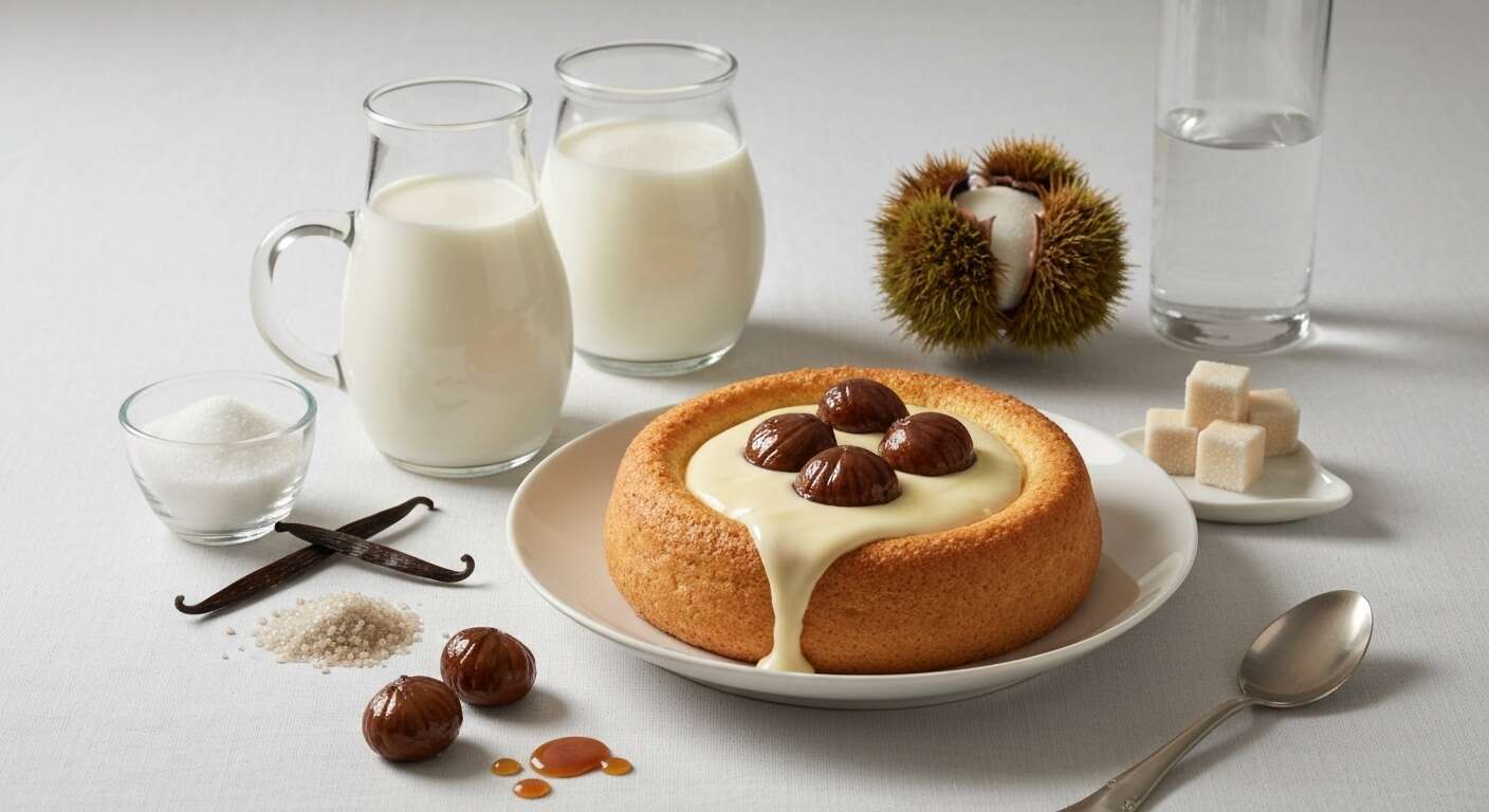 Îles Flottantes aux Marrons Glacés et Crème Anglaise : recette Gourmande