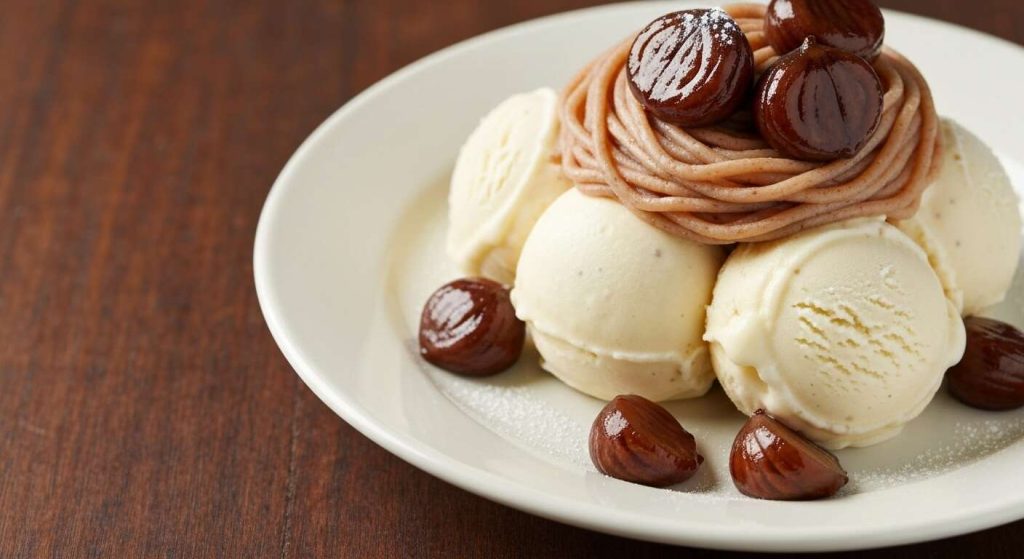 Dessert glacé aux marrons : recette gourmande